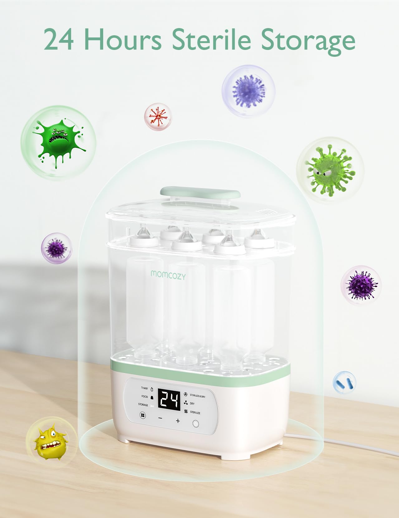 momcozy-8-in-1-electric-steam-sterilizer-and-dryer-for-baby-bottles image 4