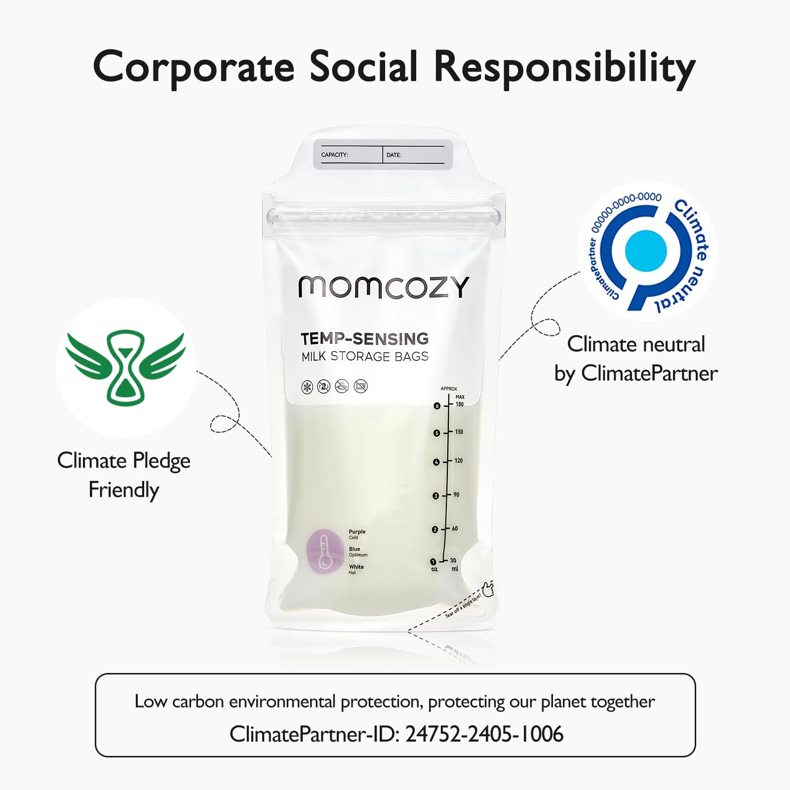 momcozy-temp-sensing-breast-milk-storage-bags-120-pack-6oz-double-zipper-no-leak image 7