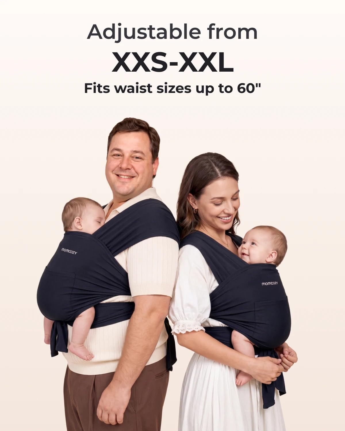 momcozy-baby-wrap-carrier-adjustable-ergonomic-breathable-hands-free-baby-sling- image 7