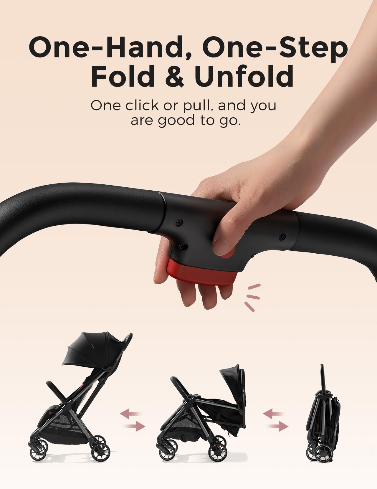 momcozy-clickgo-lightweight-travel-stroller-airline-approved-one-click-fold image 2