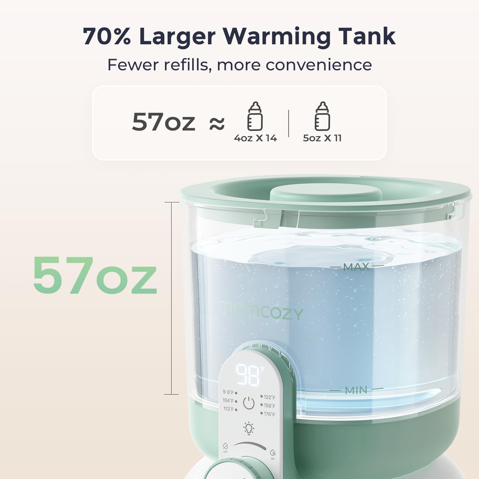 momcozy-instant-water-warmer-for-baby-formula-57-oz-detachable-tank-6-temperatur image 3