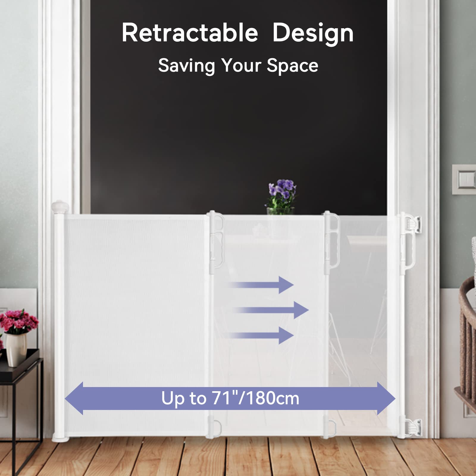 momcozy-retractable-baby-gate-41-tall-extends-to-71-wide image 3