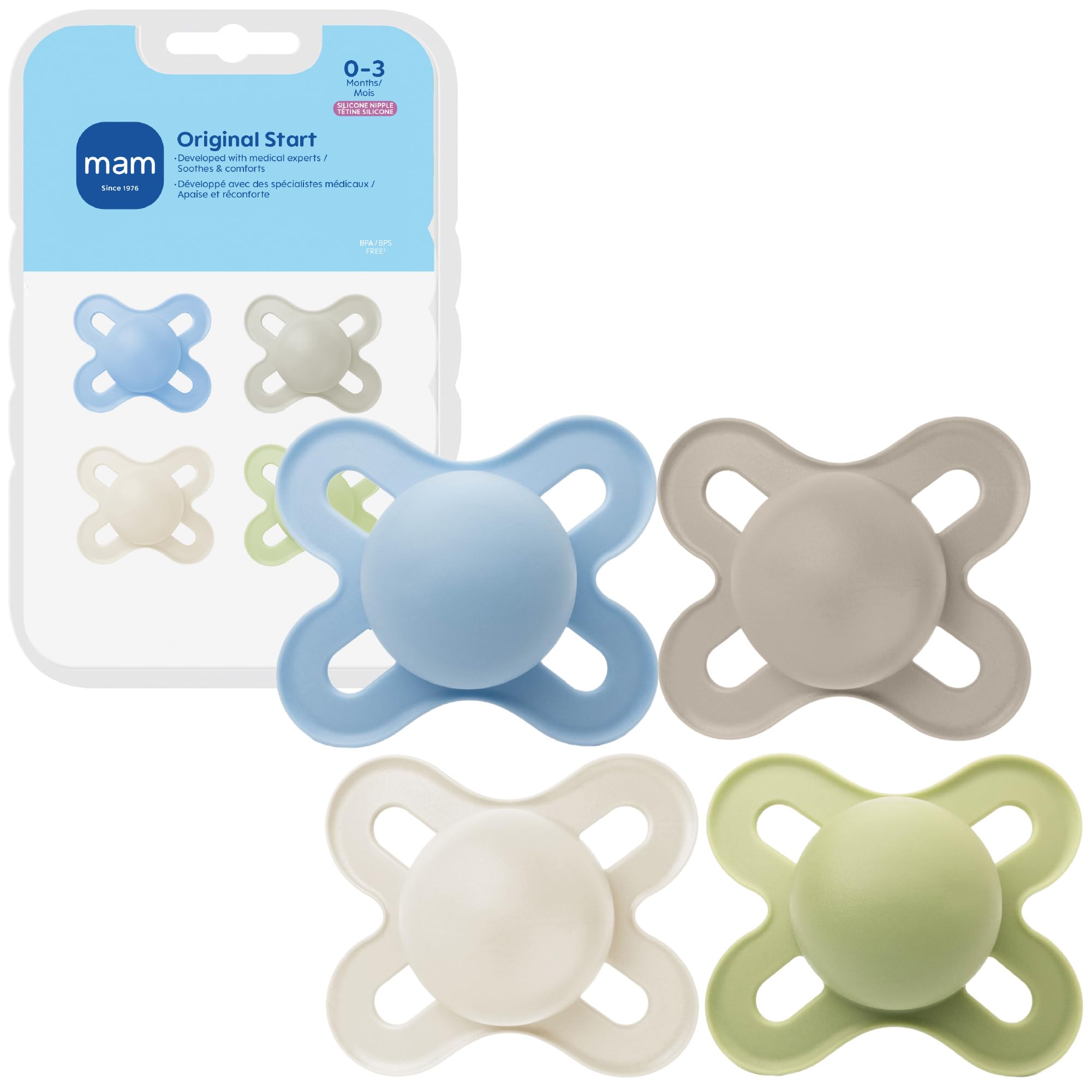 mam-original-start-matte-baby-pacifiers-0-3-mths-2-pack-with-sterilizer-case-bpa image 7