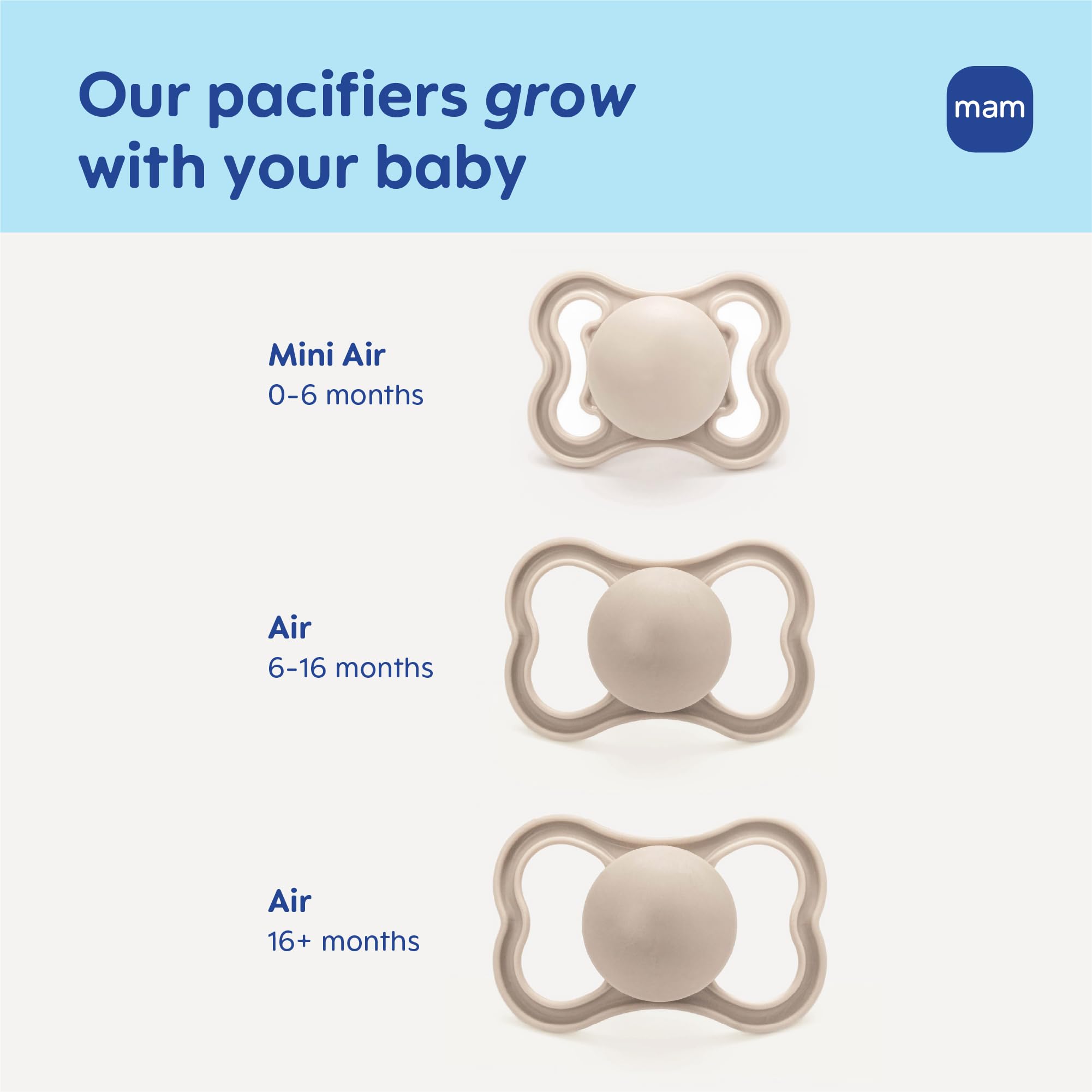 mam-air-pacifier-16-months-extra-air-flow-for-sensitive-skin-4-pack image 4