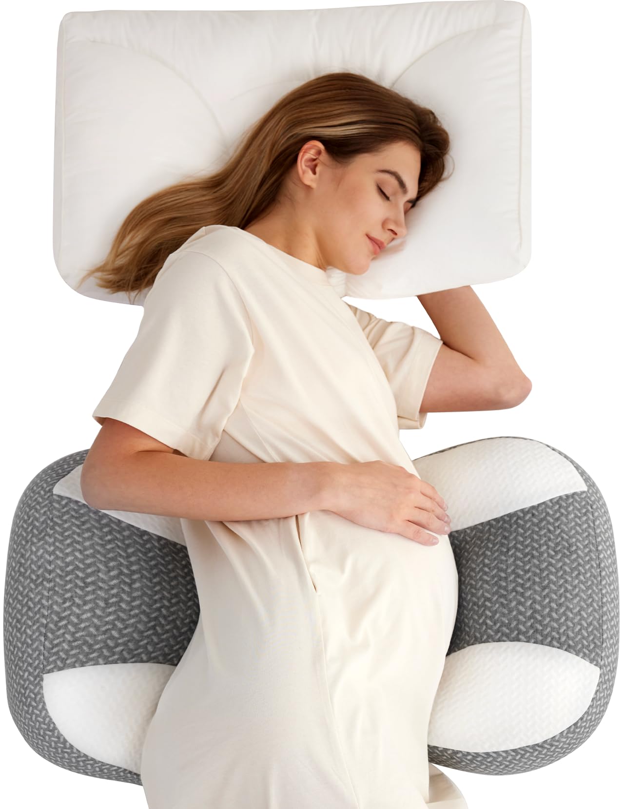 momcozy-portable-pregnancy-pillow-w-shaped-maternity-support-for-side-sleepers-a image 8