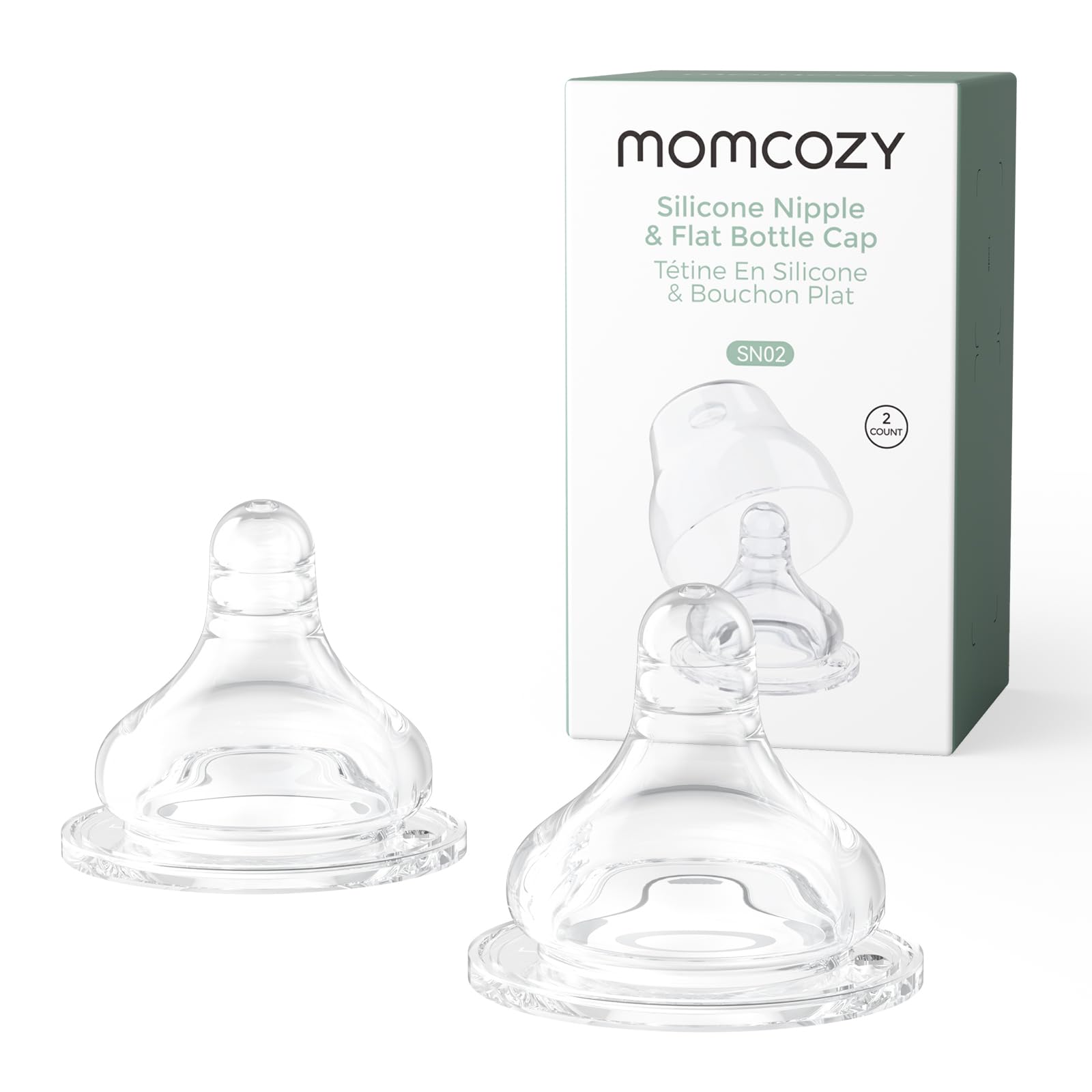 momcozy-soft-baby-nipple-premium-natural-flow-silicone-for-wide-neck-bottles-bpa image 1