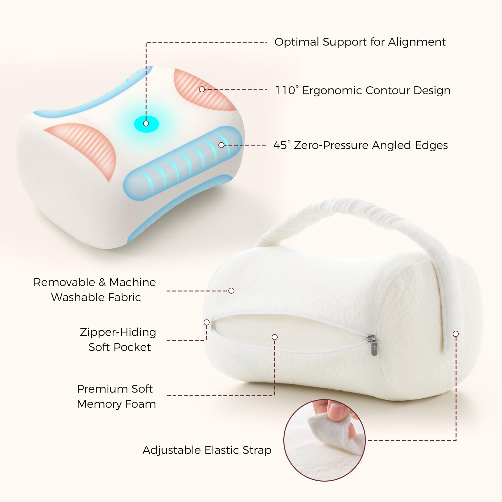 momcozy-knee-pillow-for-side-sleepers-soft-memory-foam-pinch-free-design-relieve image 6