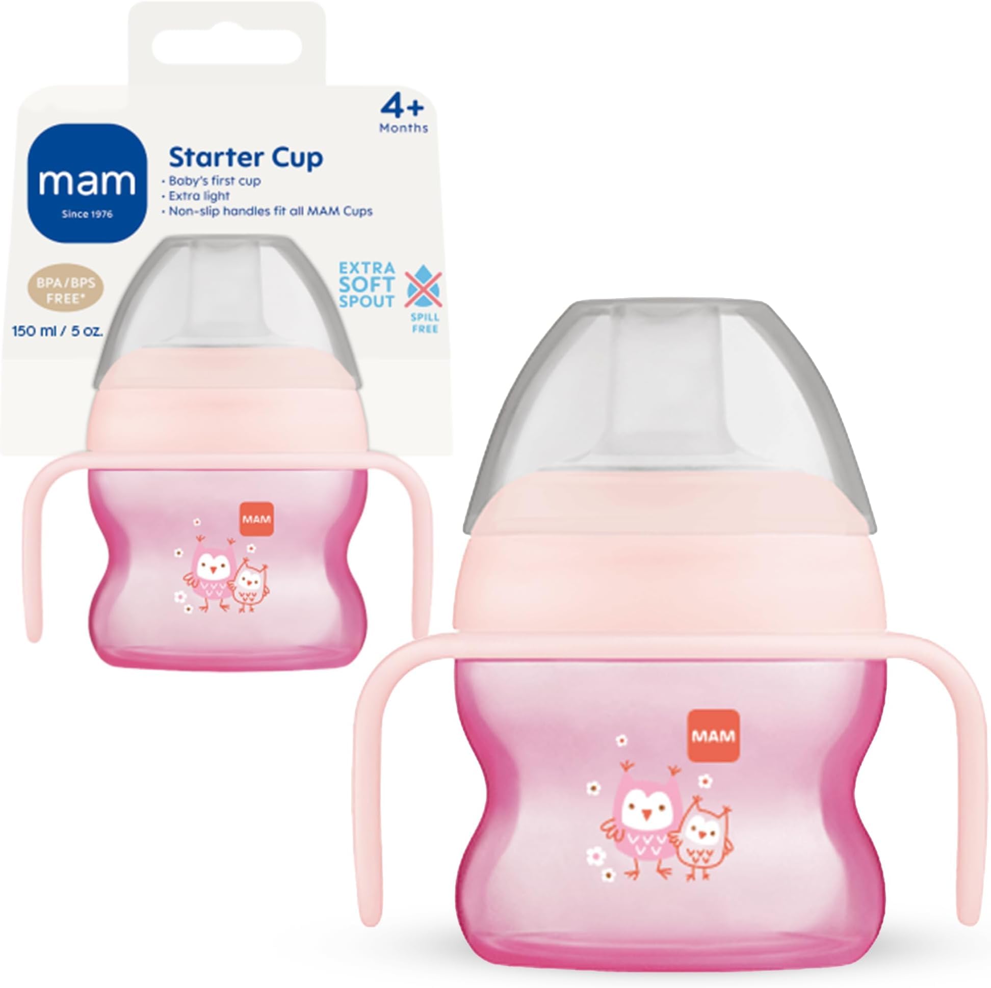 mam-5oz-starter-sippy-cup-extra-soft-spill-free-spout-4-months-single-blue image 6