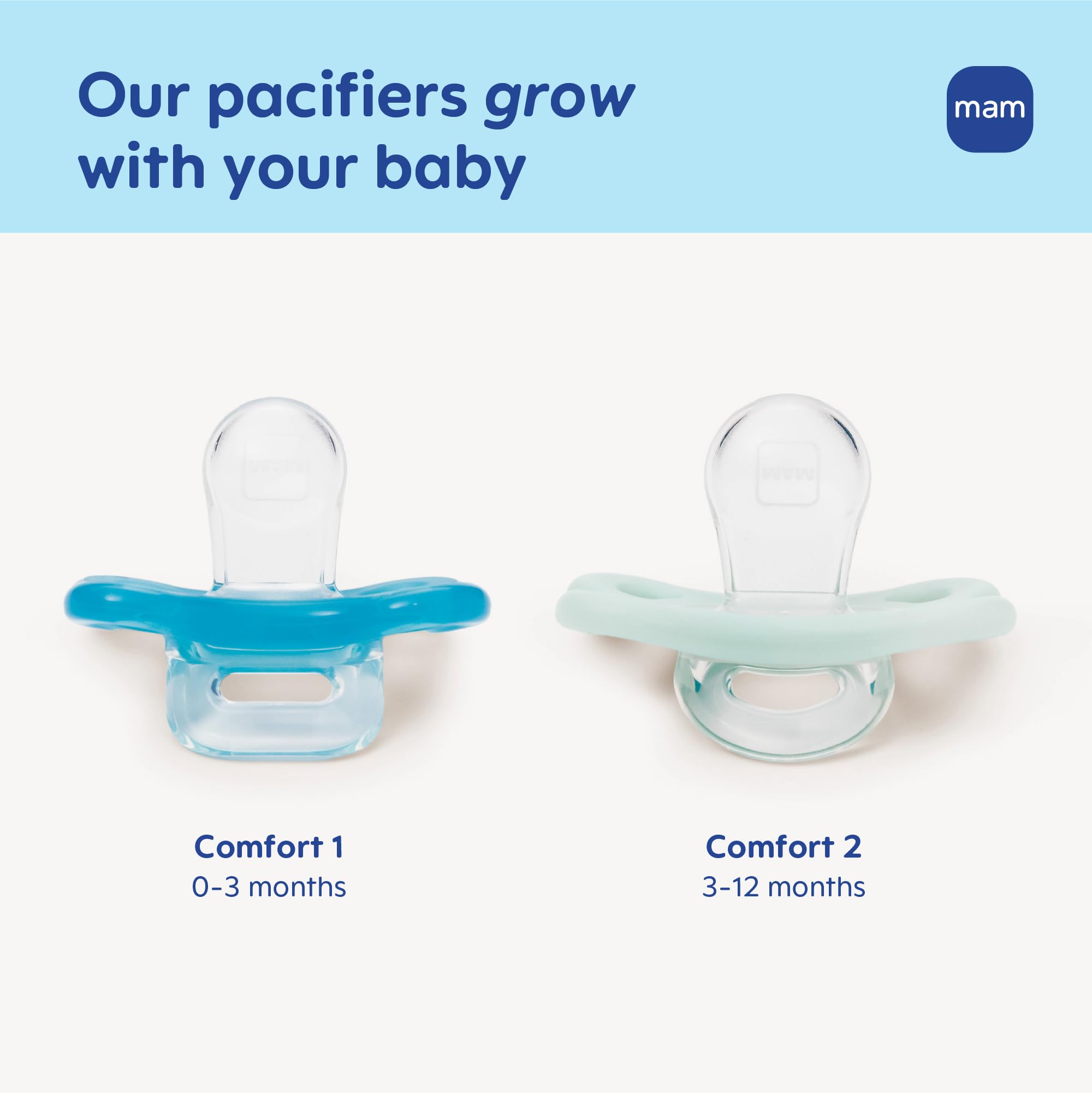 mam-comfort-baby-pacifier-0-3-months-lightweight-one-piece-bpa-free-silicone-2-p image 6