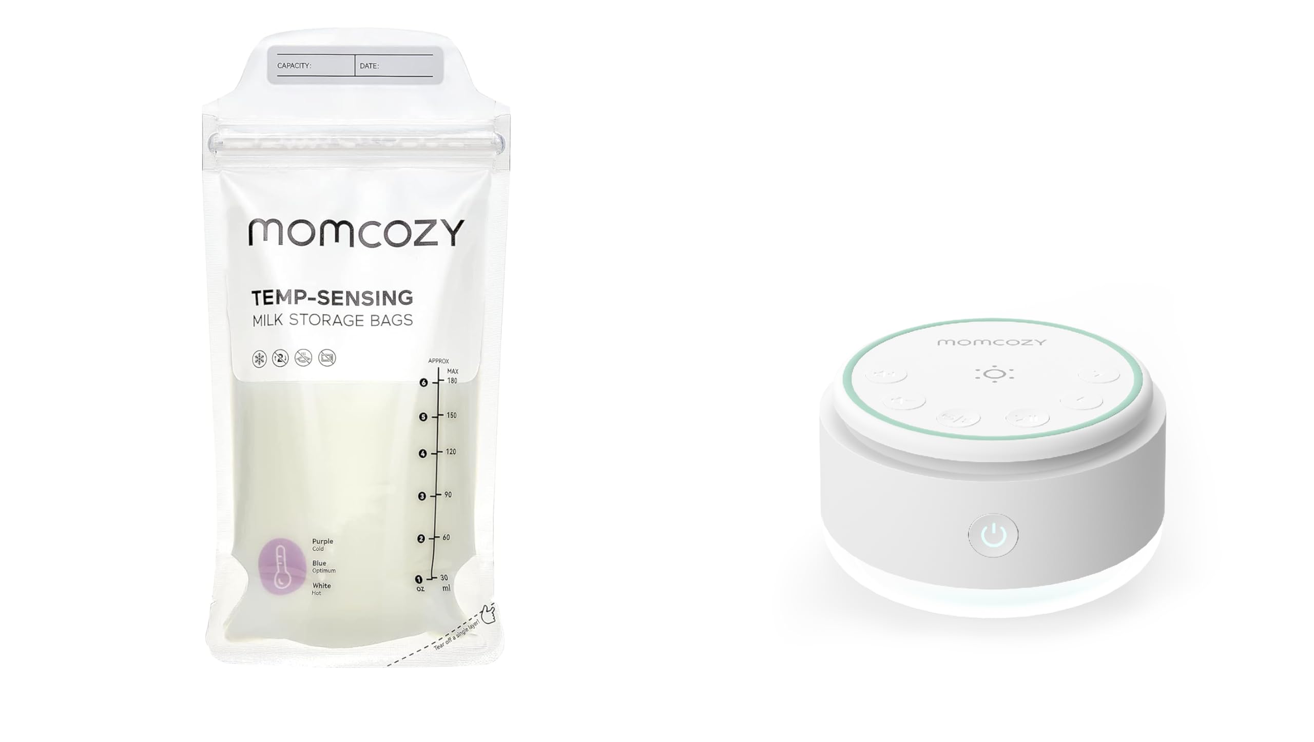 momcozy-breastmilk-storing-bags-and-portable-sound-machine-for-baby-with-night-l image 1