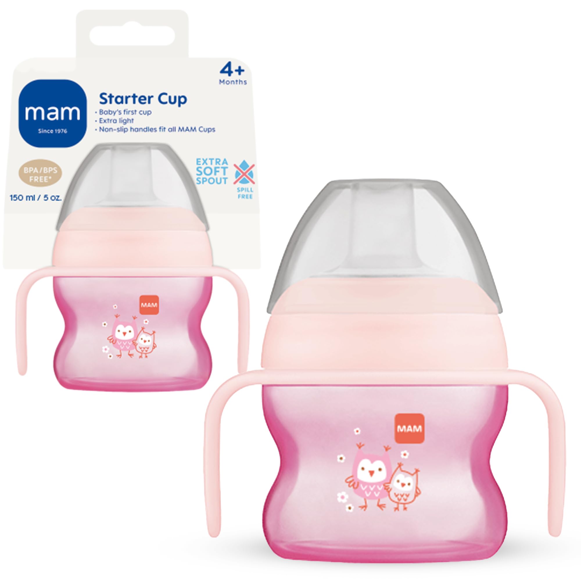 mam-5oz-starter-sippy-cup-extra-soft-spill-free-spout-4-months-single-blue image 7
