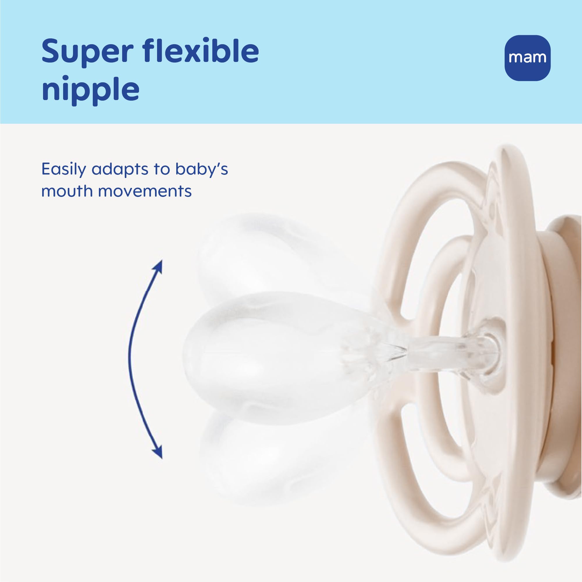 mam-perfect-baby-premium-pacifier-16-months-extra-thin-nipple-glow-in-the-dark-b image 3