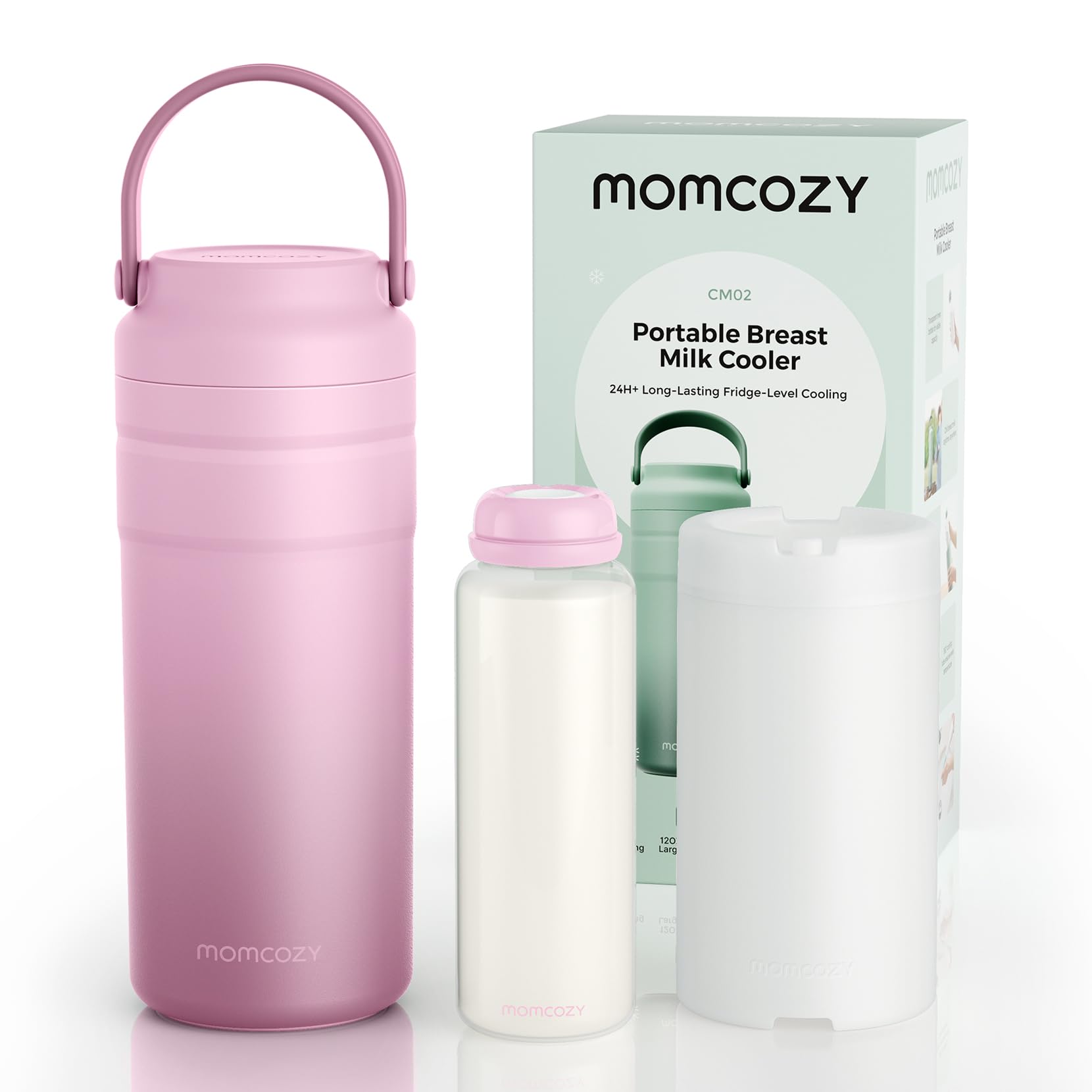 momcozy-portable-breast-milk-cooler-for-travel-24h-ice-free-cooling-12oz-leak-pr image 1