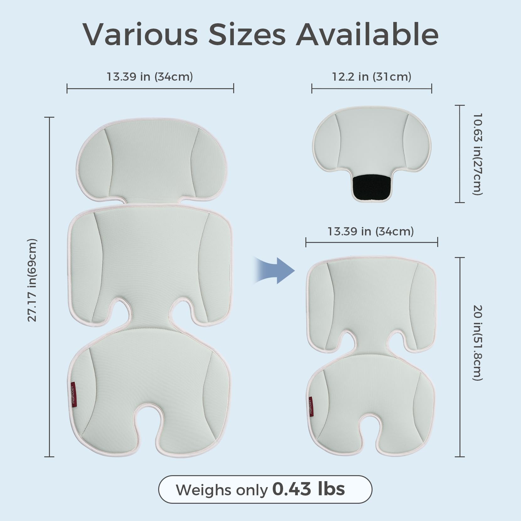 momcozy-stroller-cooling-pad-breathable-universal-seat-liner-for-strollers-cribs image 5