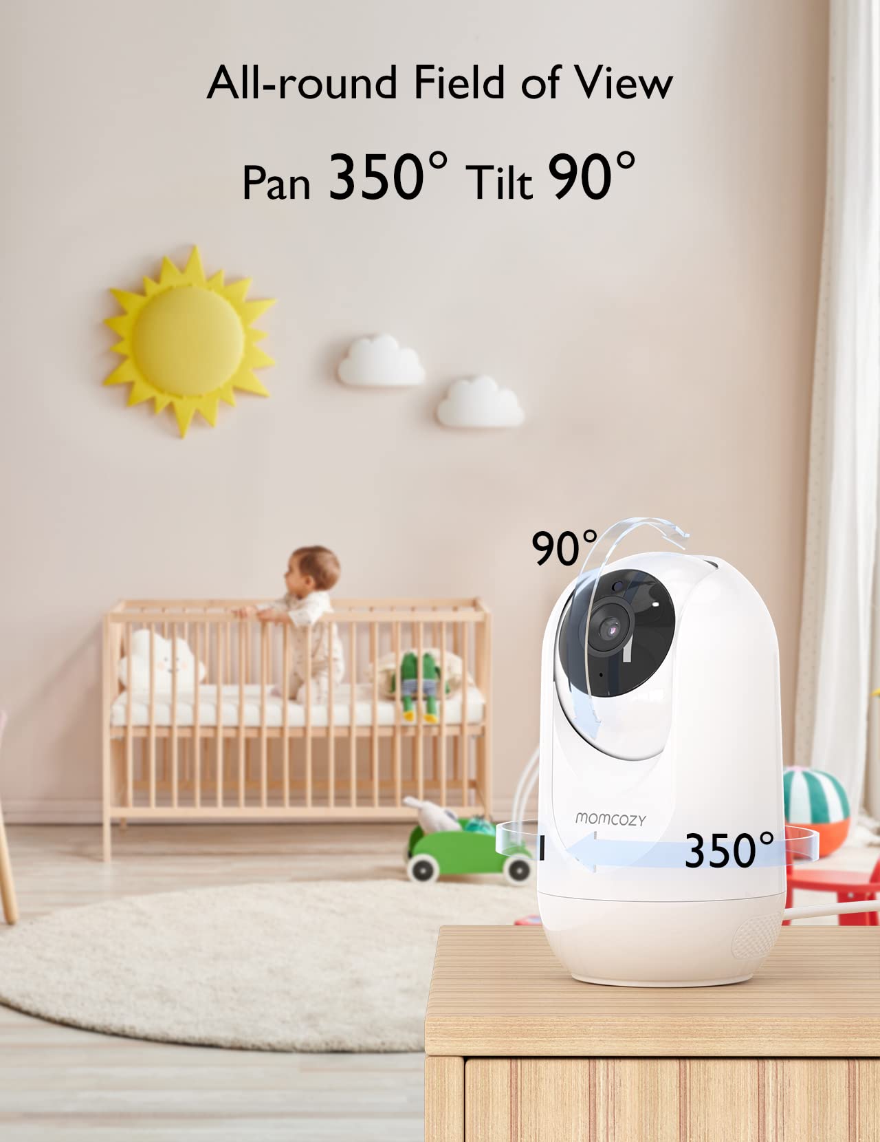 momcozy-video-baby-monitor-bm01-with-add-on-camera-1-screen-2-cameras-expandable image 4