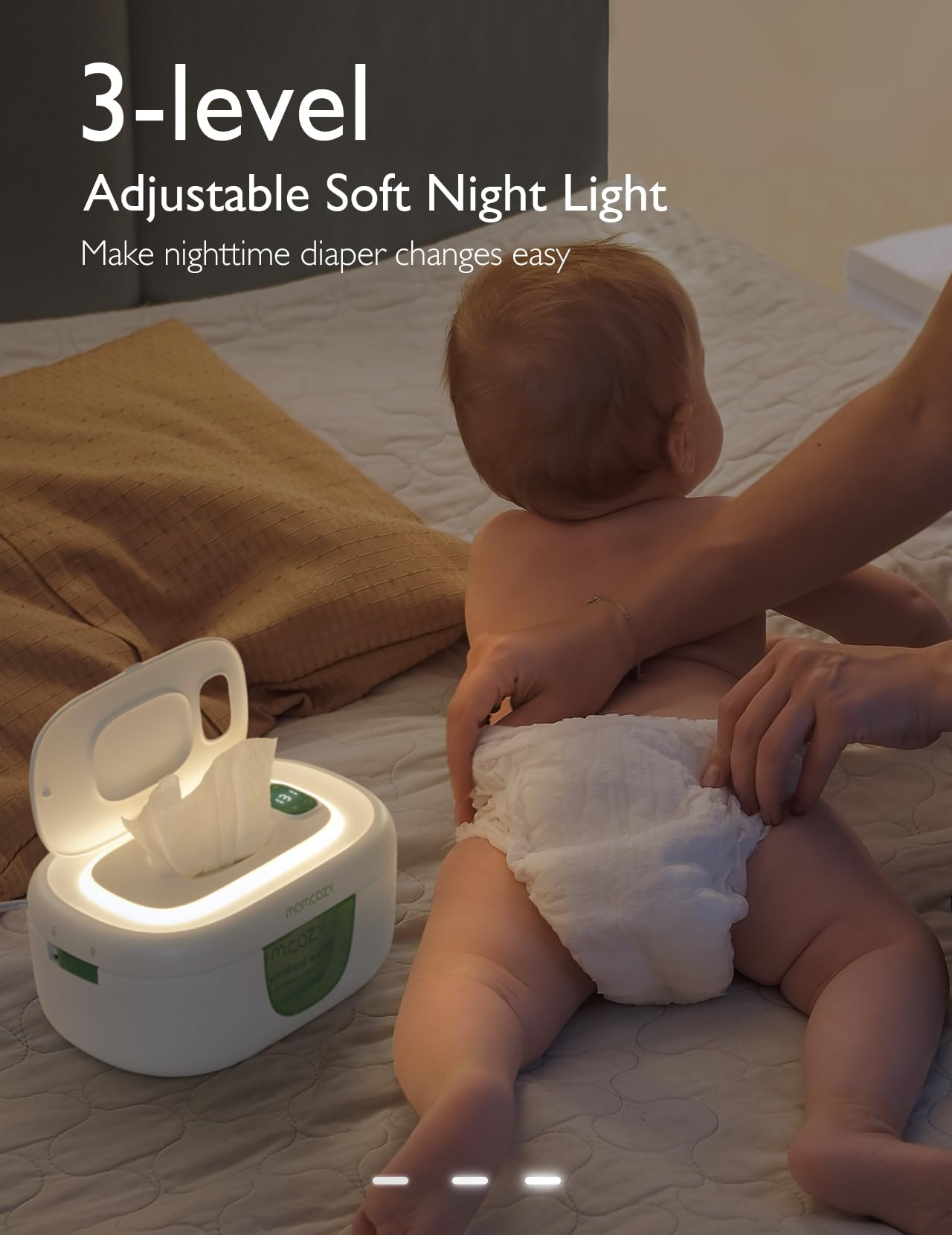 momcozy-baby-wipe-warmer-with-spring-design-4-temperature-modes-night-light-larg image 4