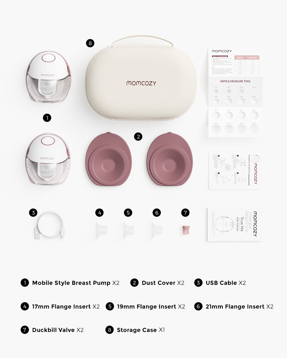 momcozy-m6-wearable-breast-pump-bottle-washer-bundle image 5