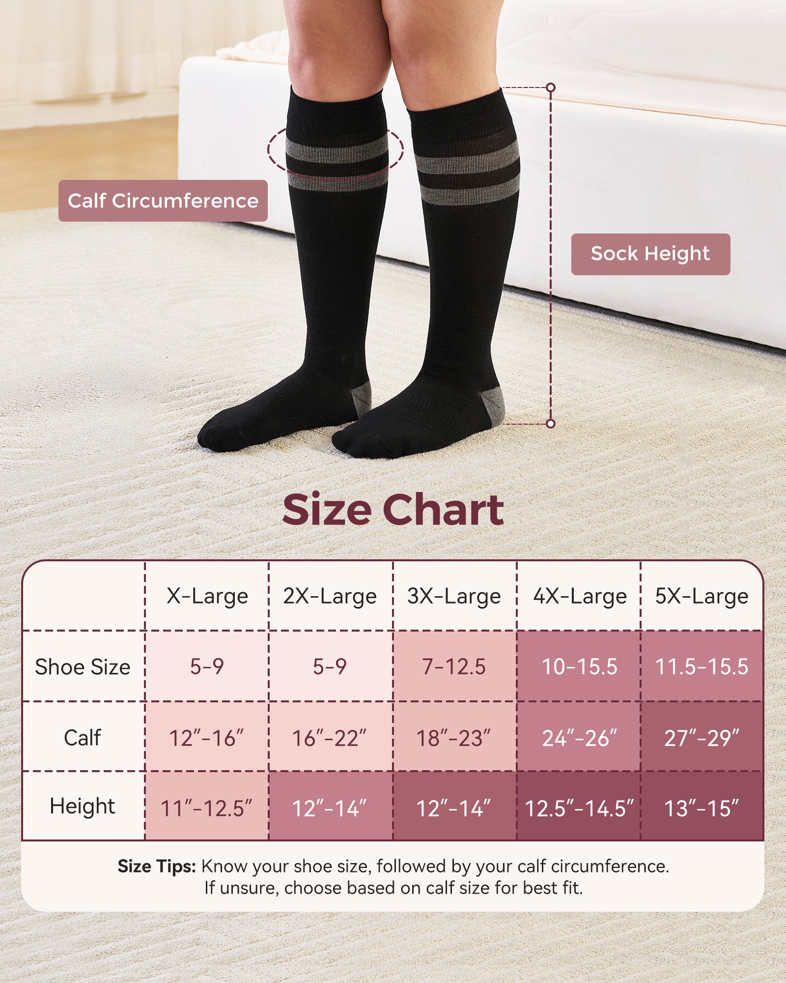 momcozy-compression-socks-for-women-wide-calf image 8