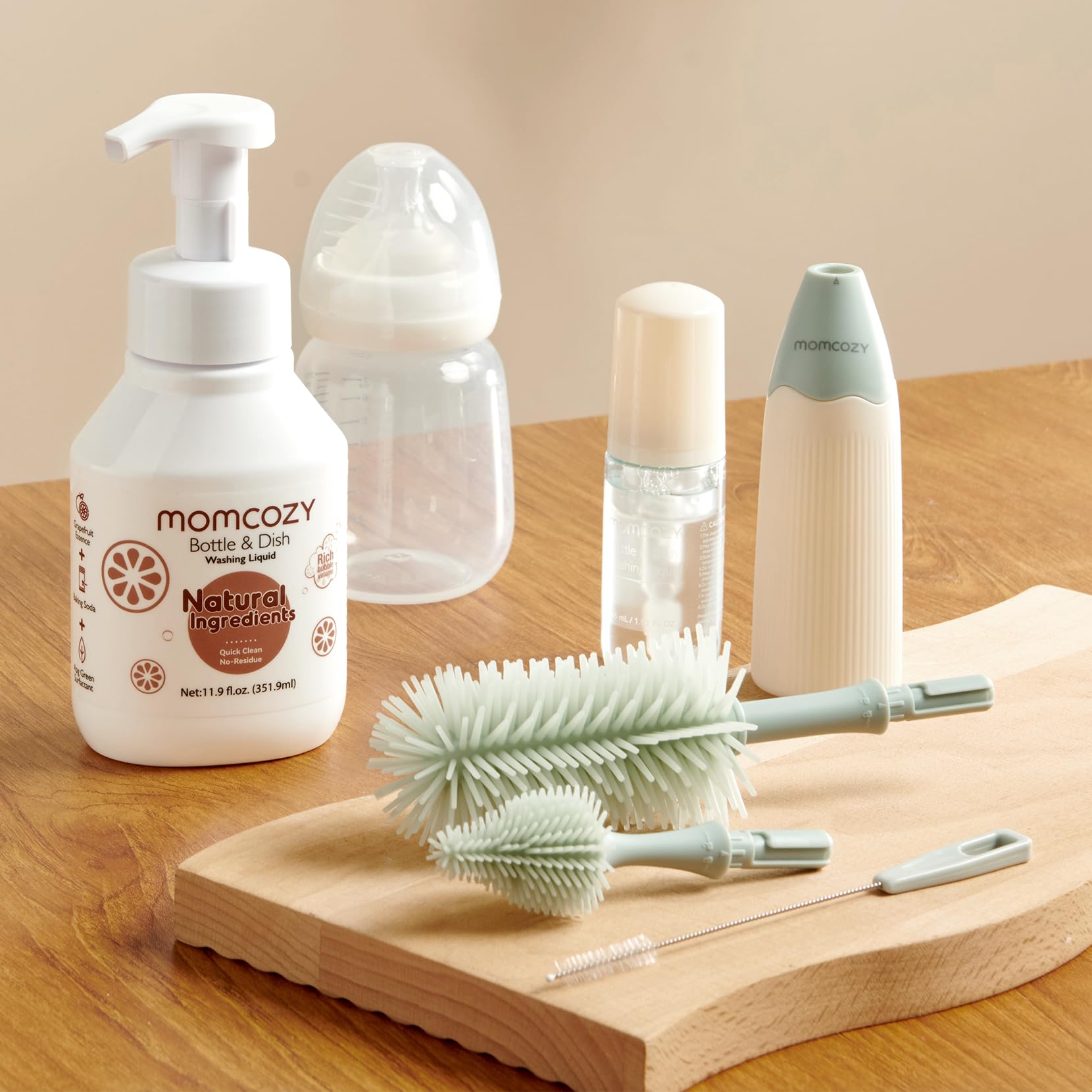 momcozy-bottle-brush-cleaning-fluid-natural-foam-11-9-oz-for-press-foaming-clean image 6