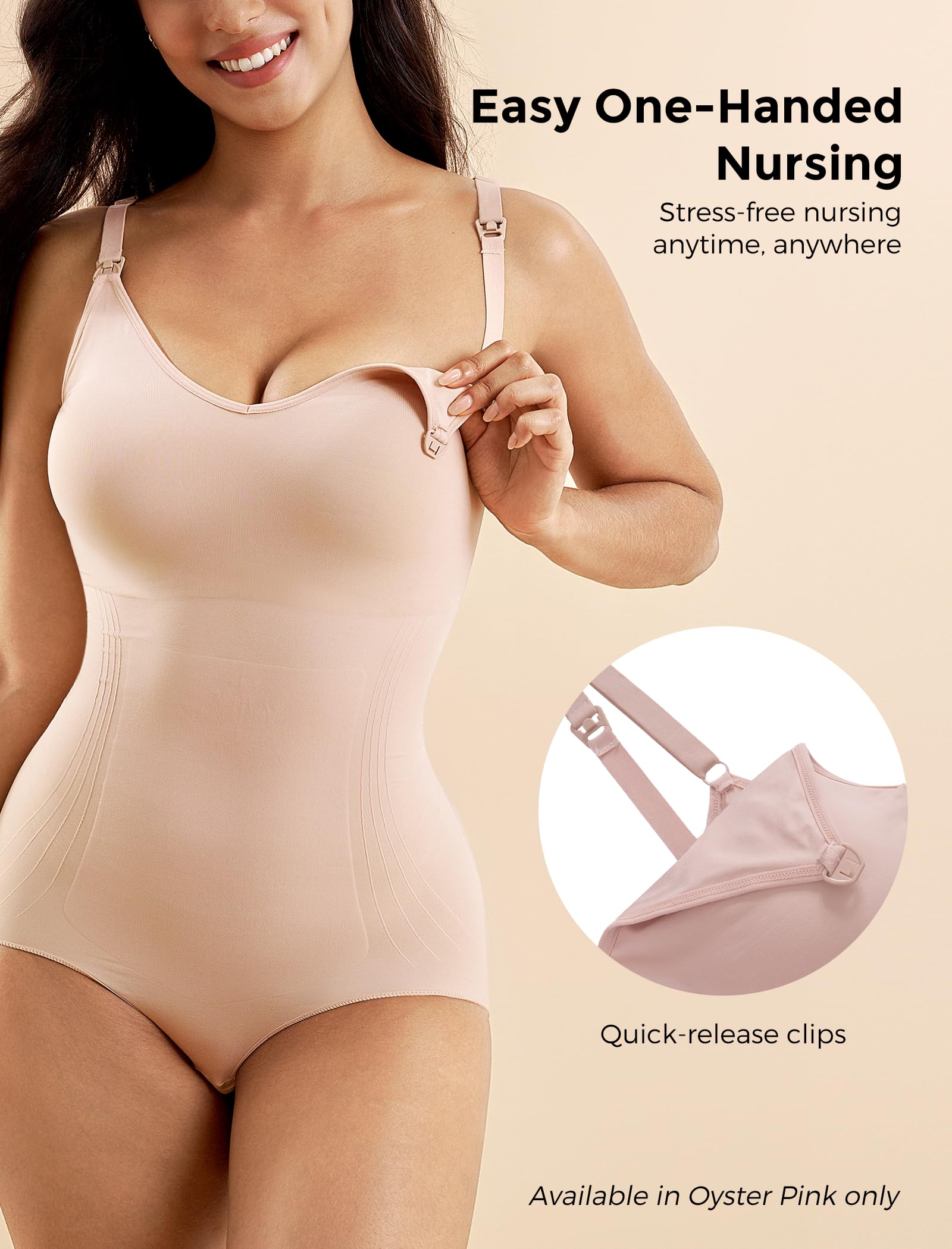 momcozy-shapewear-bodysuit-for-women-tummy-control-built-in-padded-seamless-slim image 4