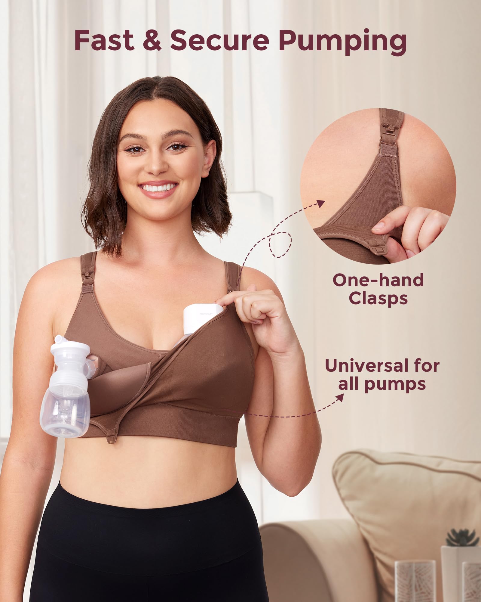 momcozy-hands-free-pumping-bra-all-in-one-nursing-pumping-bra-with-fixed-padding image 3