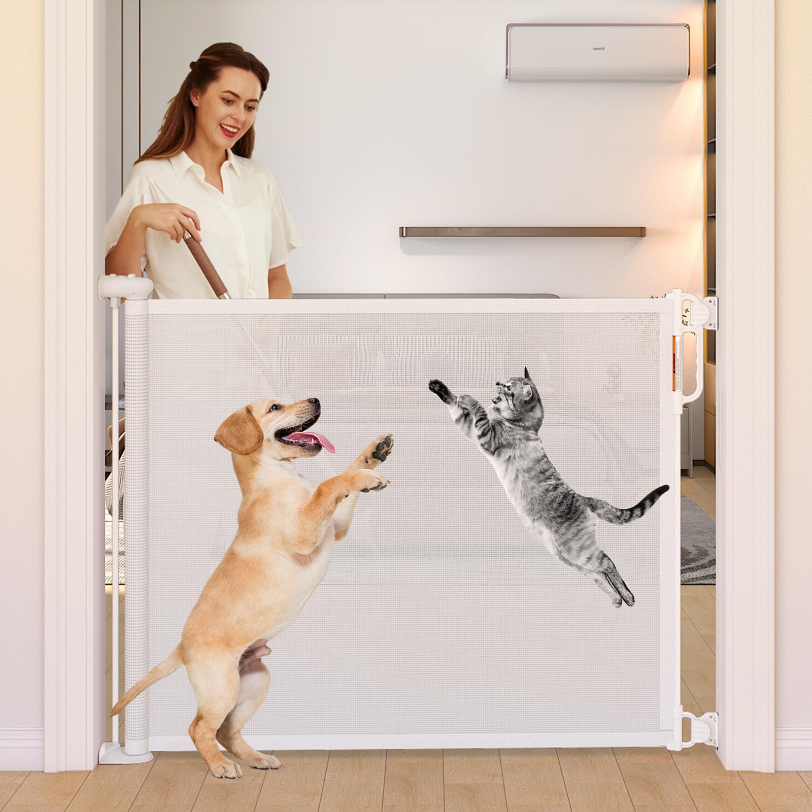 momcozy-retractable-baby-gate-41-tall-extends-to-71-wide image 1