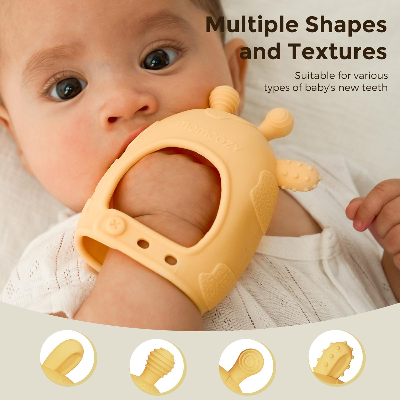 momcozy-baby-teether-toys-with-adjustable-wristband image 5