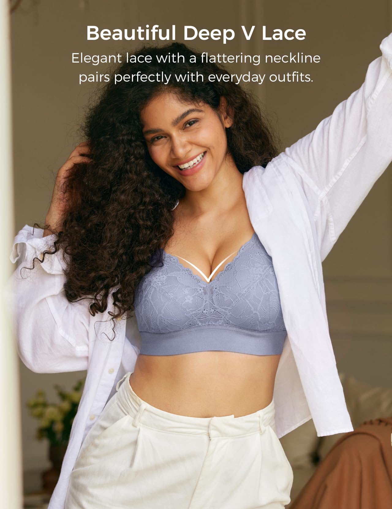 momcozy-lace-nursing-bra-for-breastfeeding-wirefree-maternity-bra-with-fixed-pad image 2