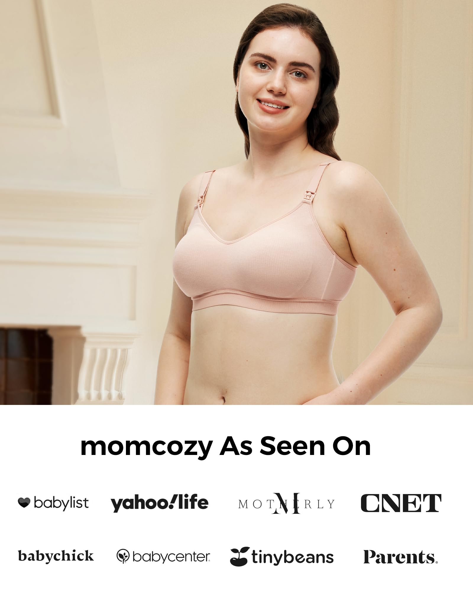 momcozy-hands-free-pumping-bra-breathable-tencel-fabric-300-air-holes-eco-friend image 8