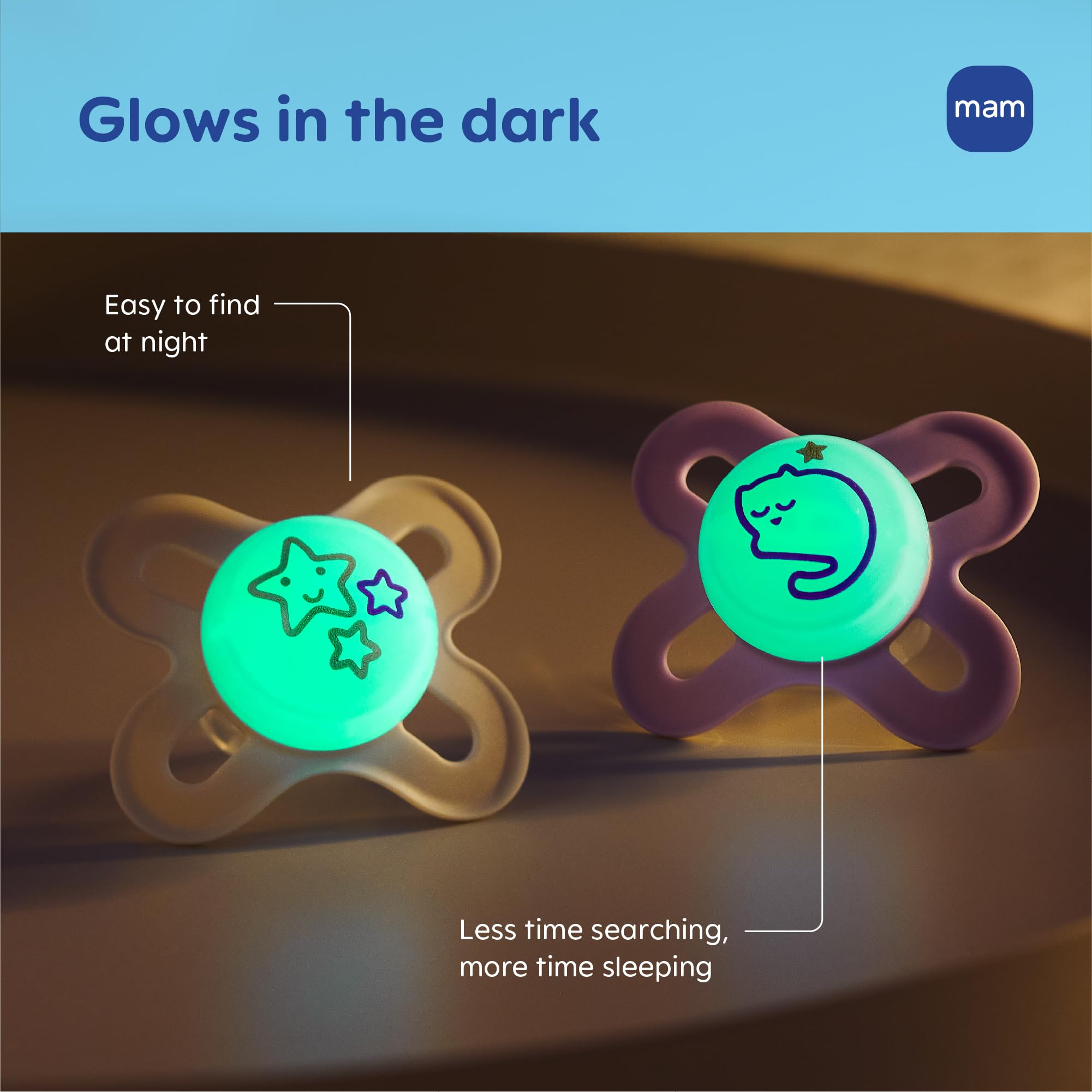 mam-original-start-baby-pacifiers-0-3-months-2-pack-with-sterilizer-case-glow-in image 5
