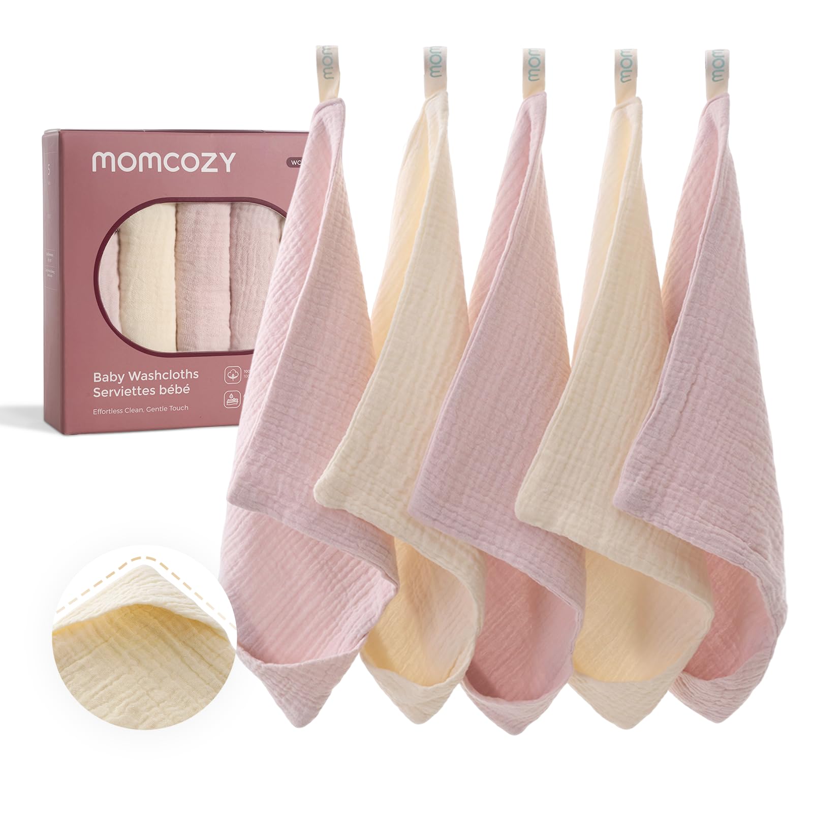 momcozy-baby-washcloths-4-layer-premium-cotton-10-pack image 3