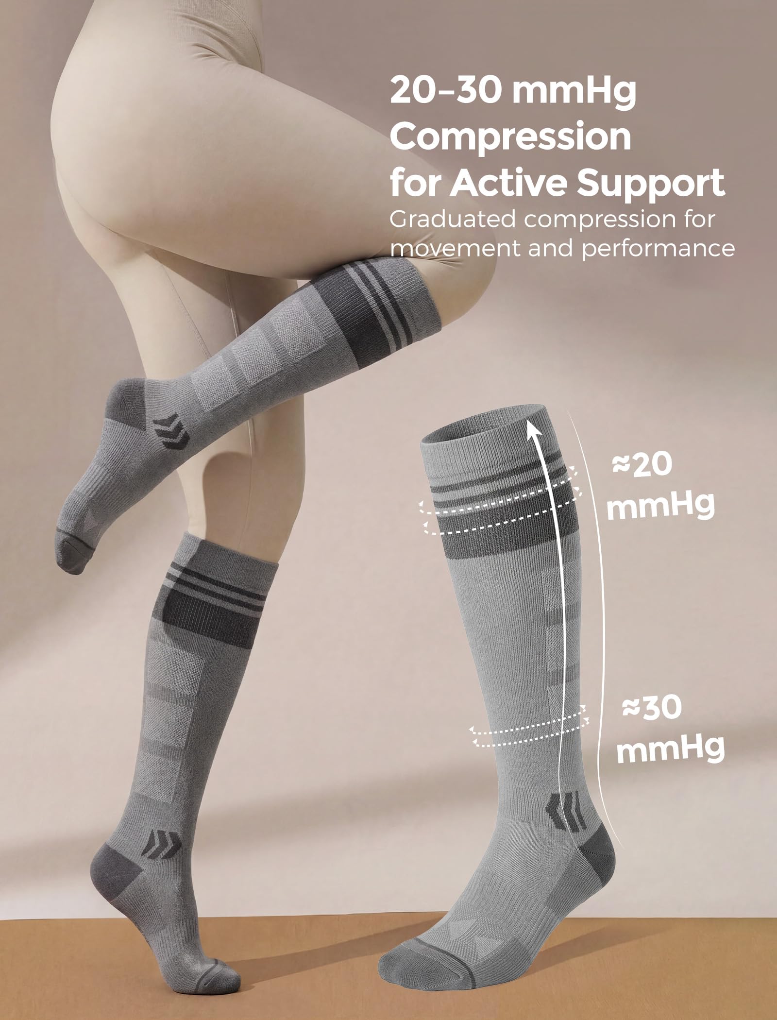 momcozy-compression-socks-for-women-20-30-mmhg-for-flying-travel-sports-silver-i image 4