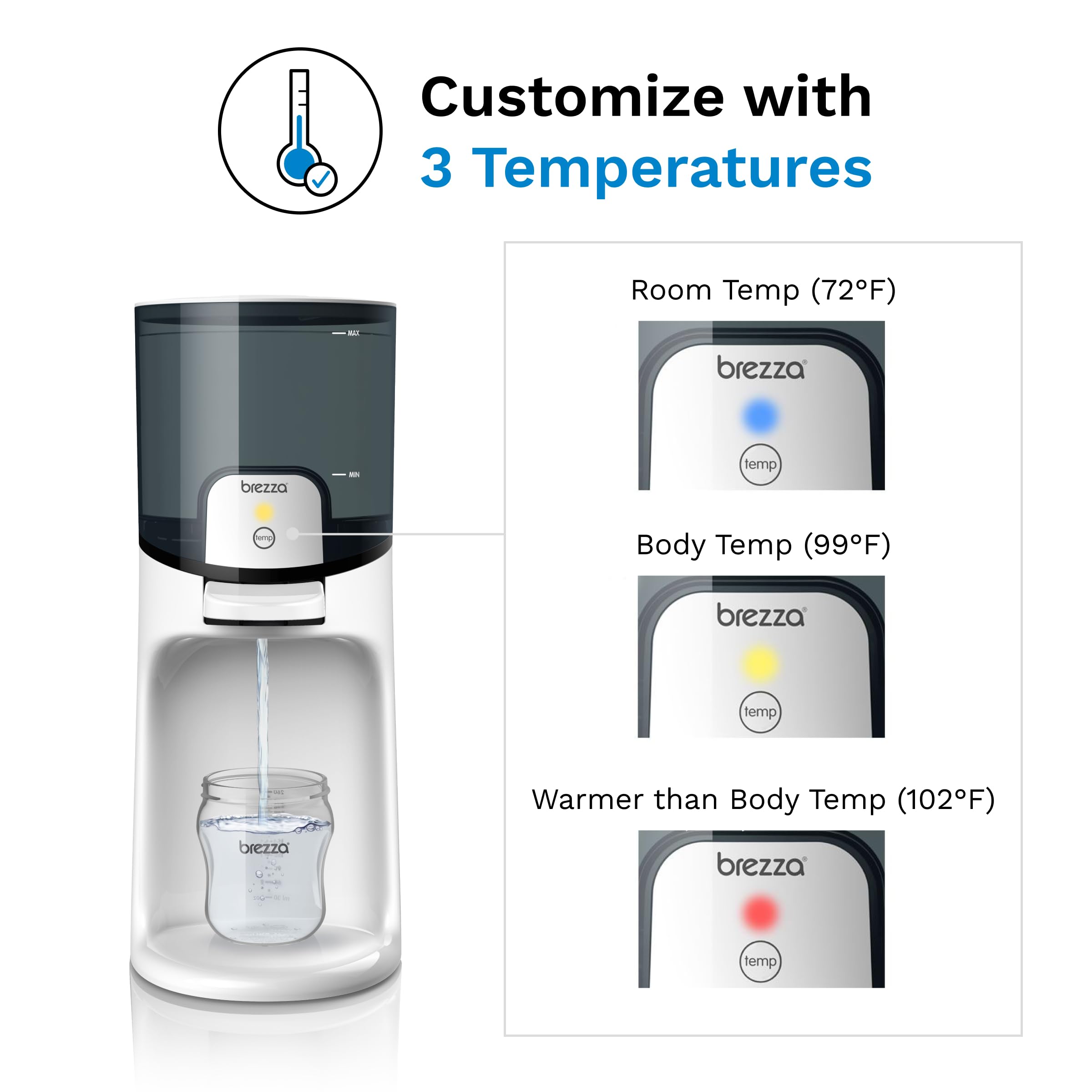 baby-brezza-instant-baby-bottle-maker-with-3-temperature-settings-50oz-tank-capa image 3