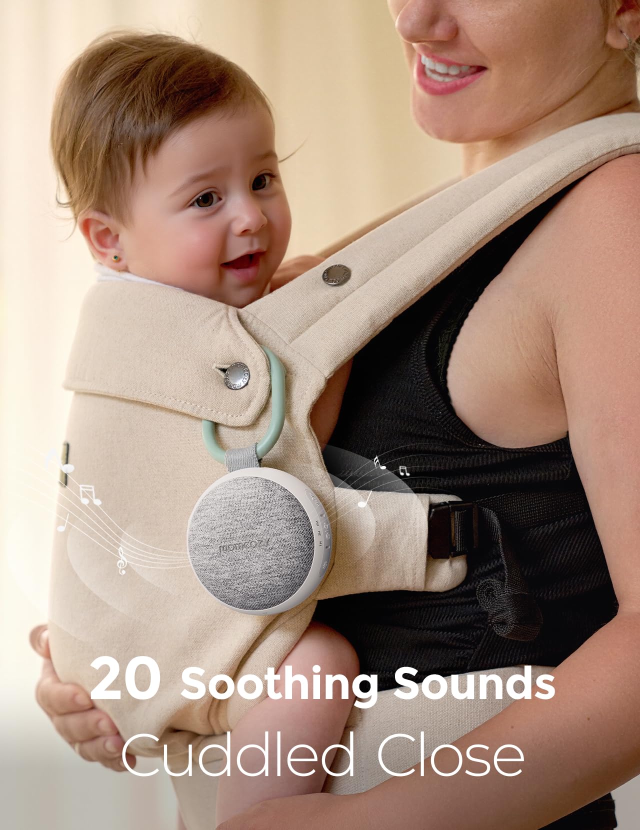 momcozy-portable-sound-machine-with-bottle-drying-rack-bundle image 3