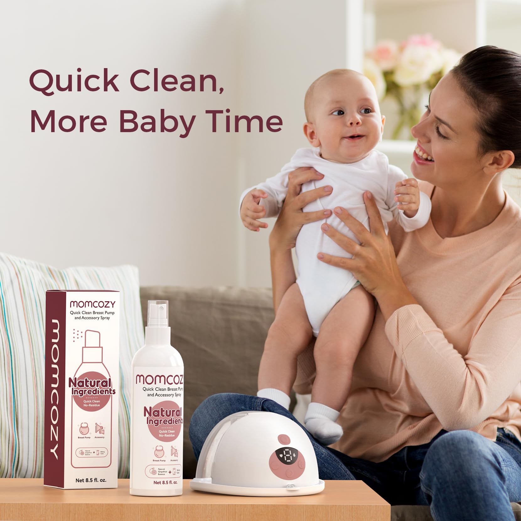 momcozy-portable-breast-pump-cleaning-spray-and-wipes image 8