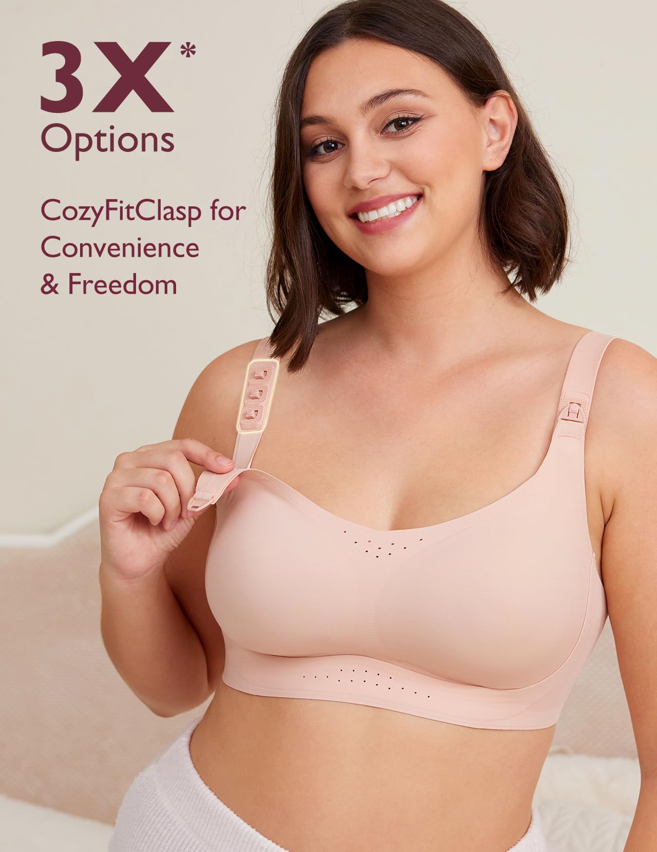 momcozy-3-in-1-pumping-and-nursing-bra-cozyfitclasp-for-wearable-breast-pumps-m5 image 3
