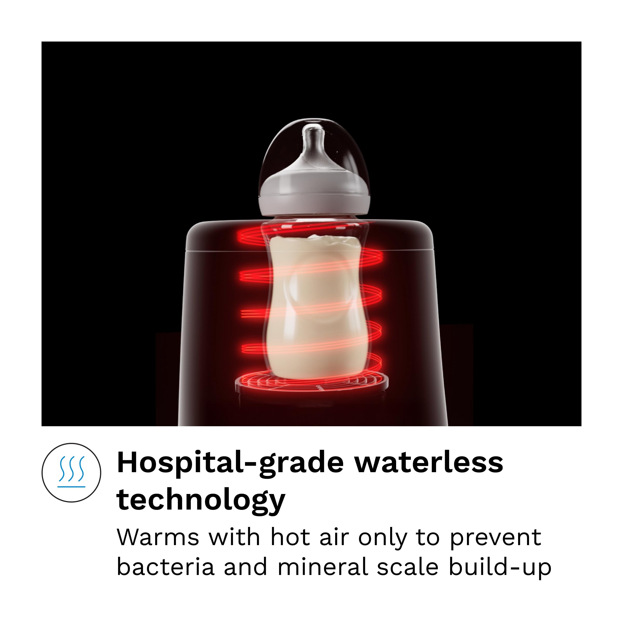 baby-brezza-airswirl-waterless-baby-bottle-warmer-hospital-grade-safe-warming-fo image 2