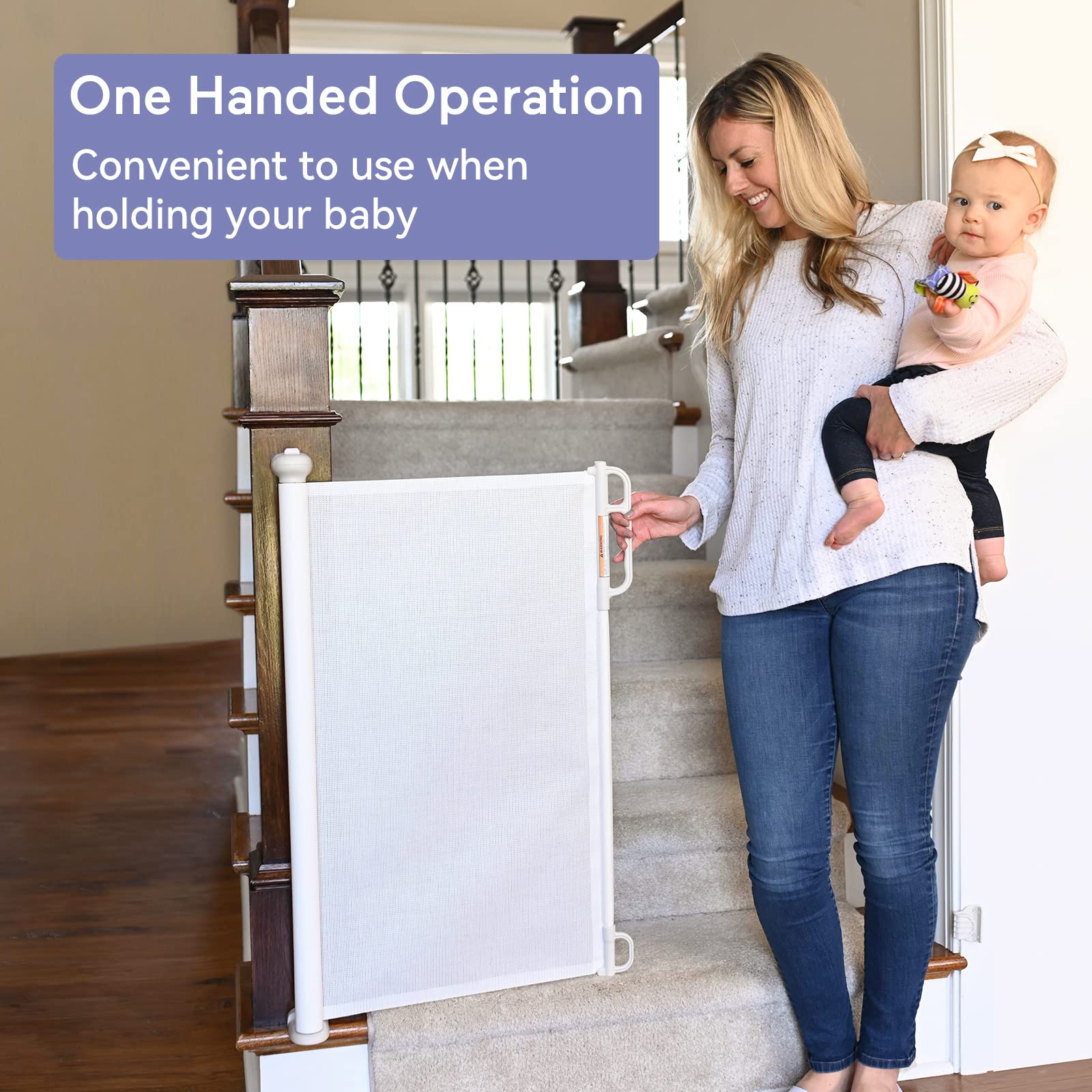 momcozy-retractable-baby-gate-41-tall-extends-to-71-wide image 7
