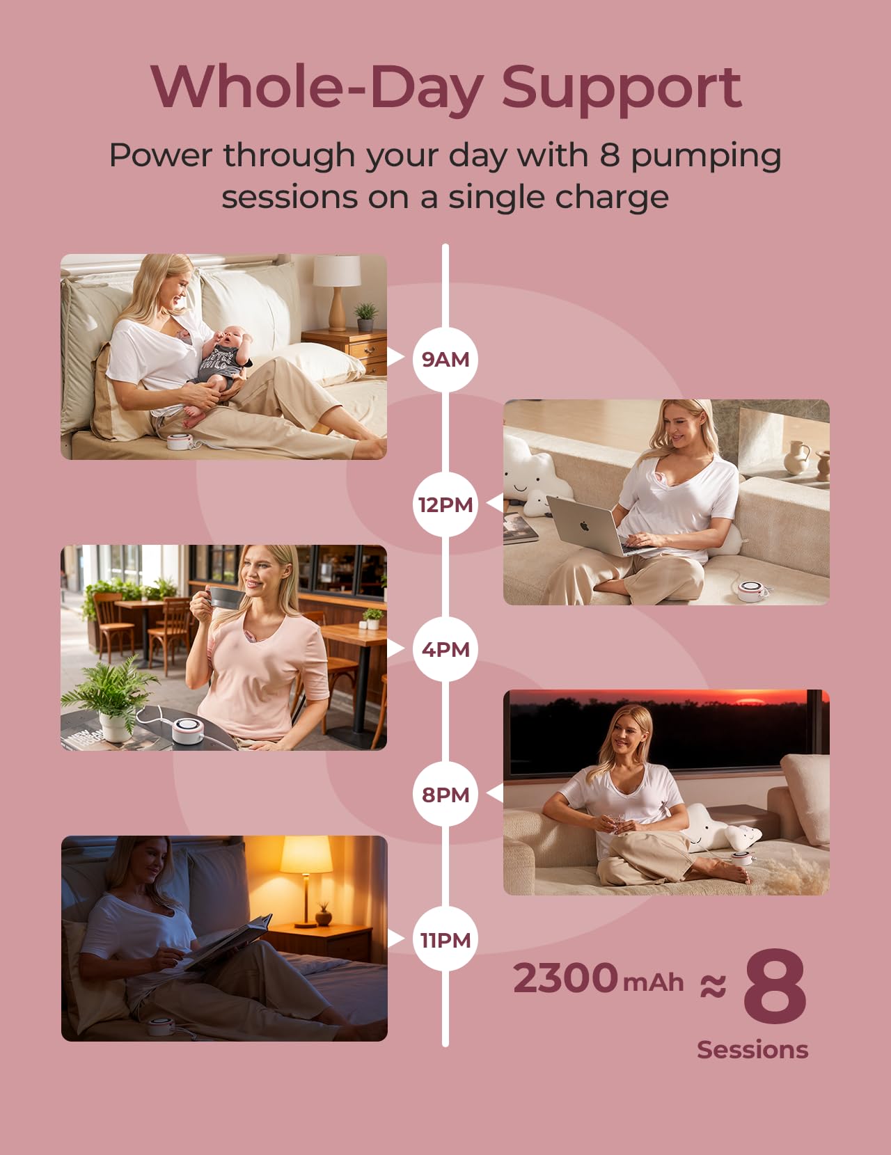 momcozy-v1-pro-wearable-breast-pump-hospital-grade-hands-free-portable-with-visi image 7