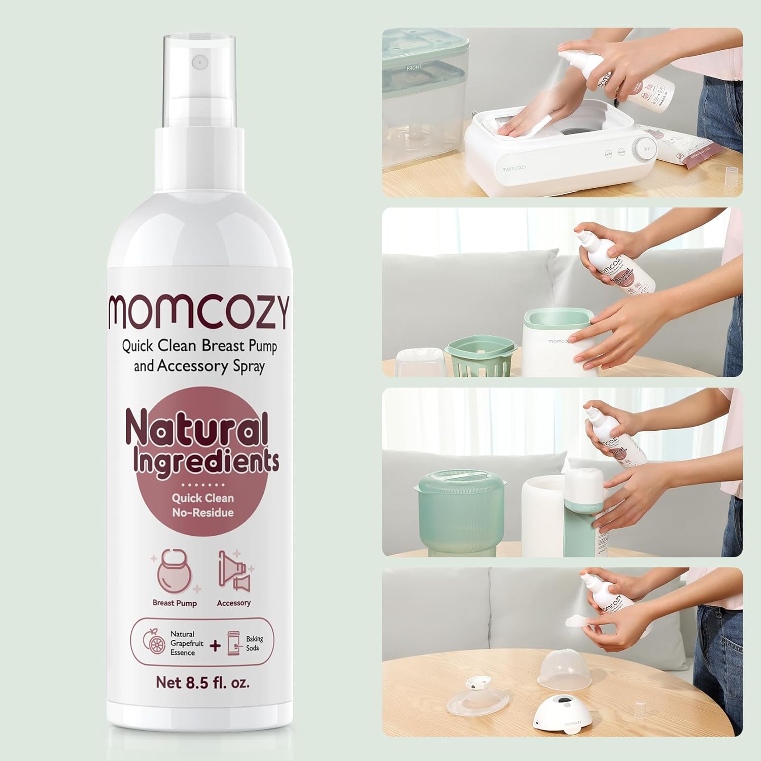 momcozy-portable-breast-pump-cleaner-spray image 2