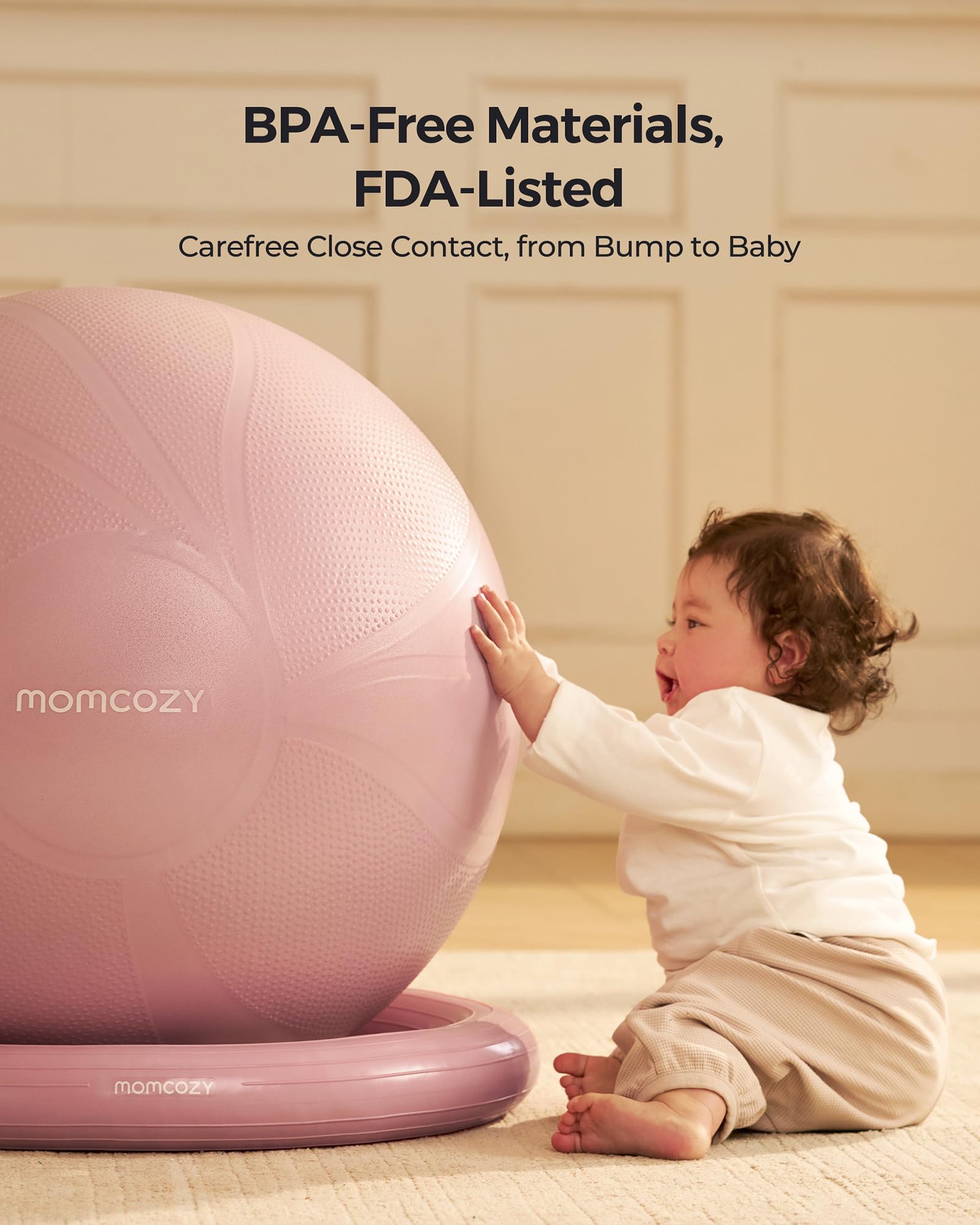 momcozy-birthease-pregnancy-ball-set-birthing-ball-with-app-courses-bpa-free-ant image 6