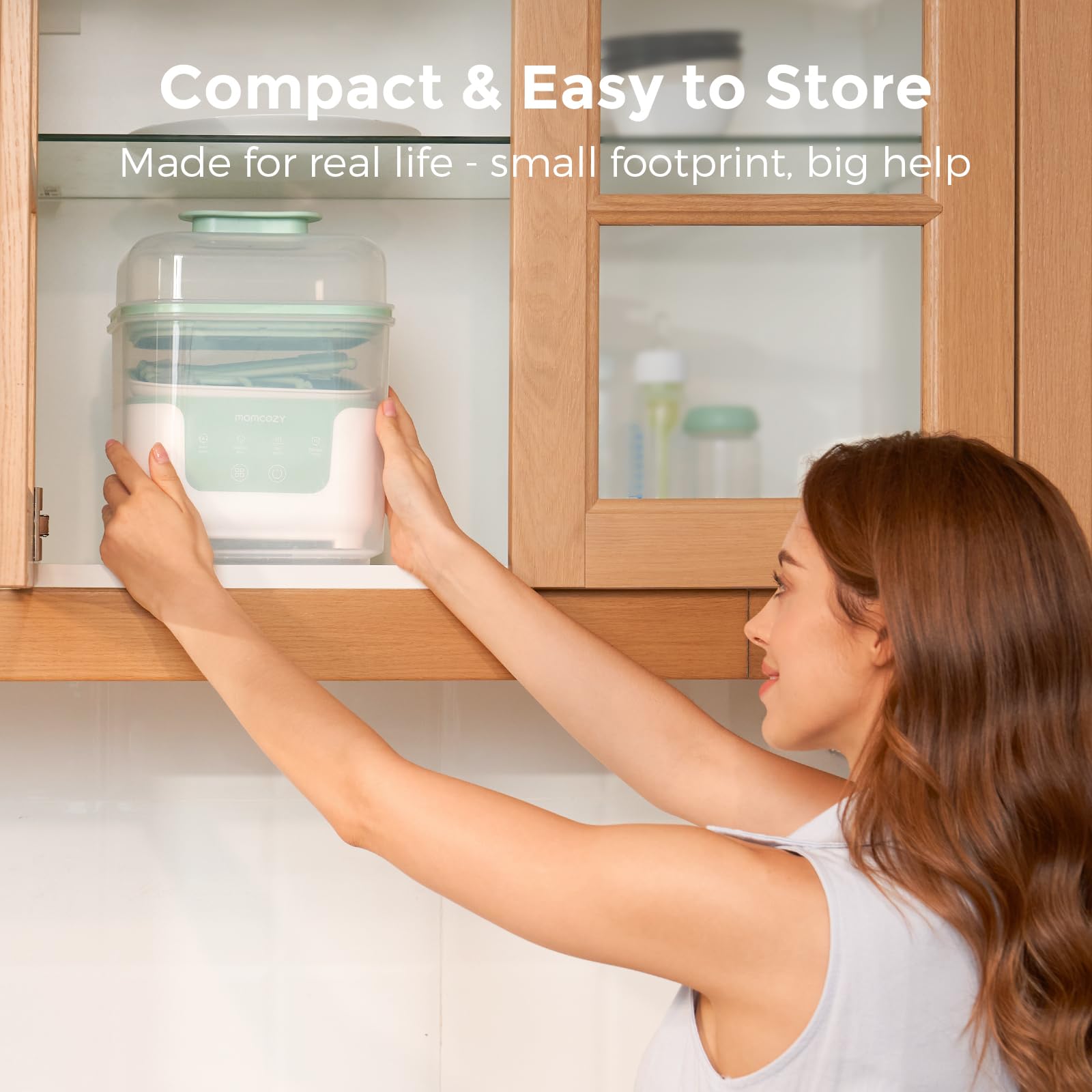 momcozy-modular-nesting-bottle-sterilizer-and-dryer-4-in-1-compact-countertop-un image 5