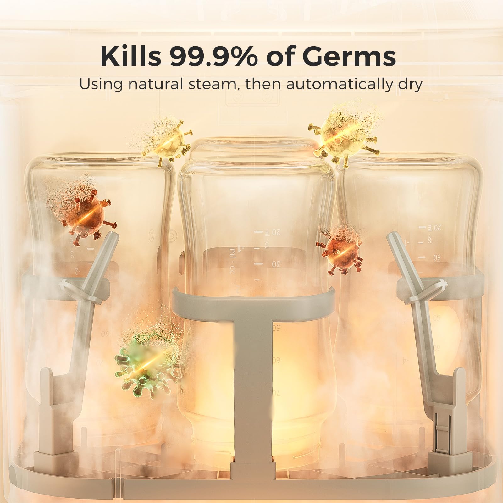 momcozy-kleanpal-pro-all-in-one-bottle-washer-sterilizer-dryer-matte-white image 4