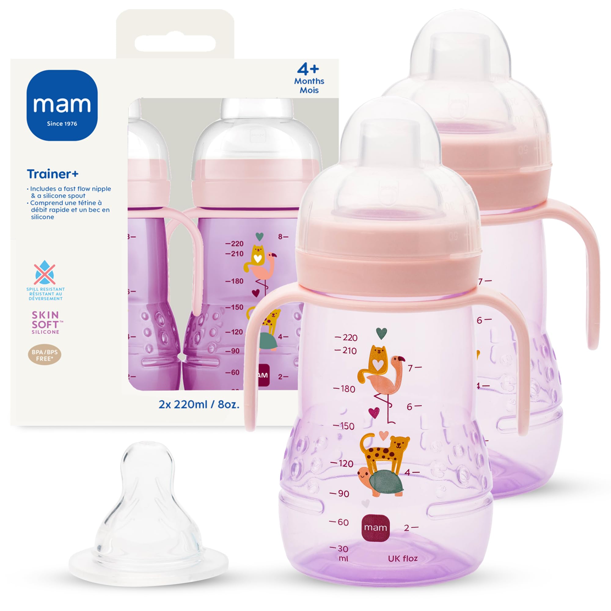 mam-trainer-sippy-cup-for-toddlers-1-3-8-oz-blue-with-extra-soft-spout-and-non-s image 8