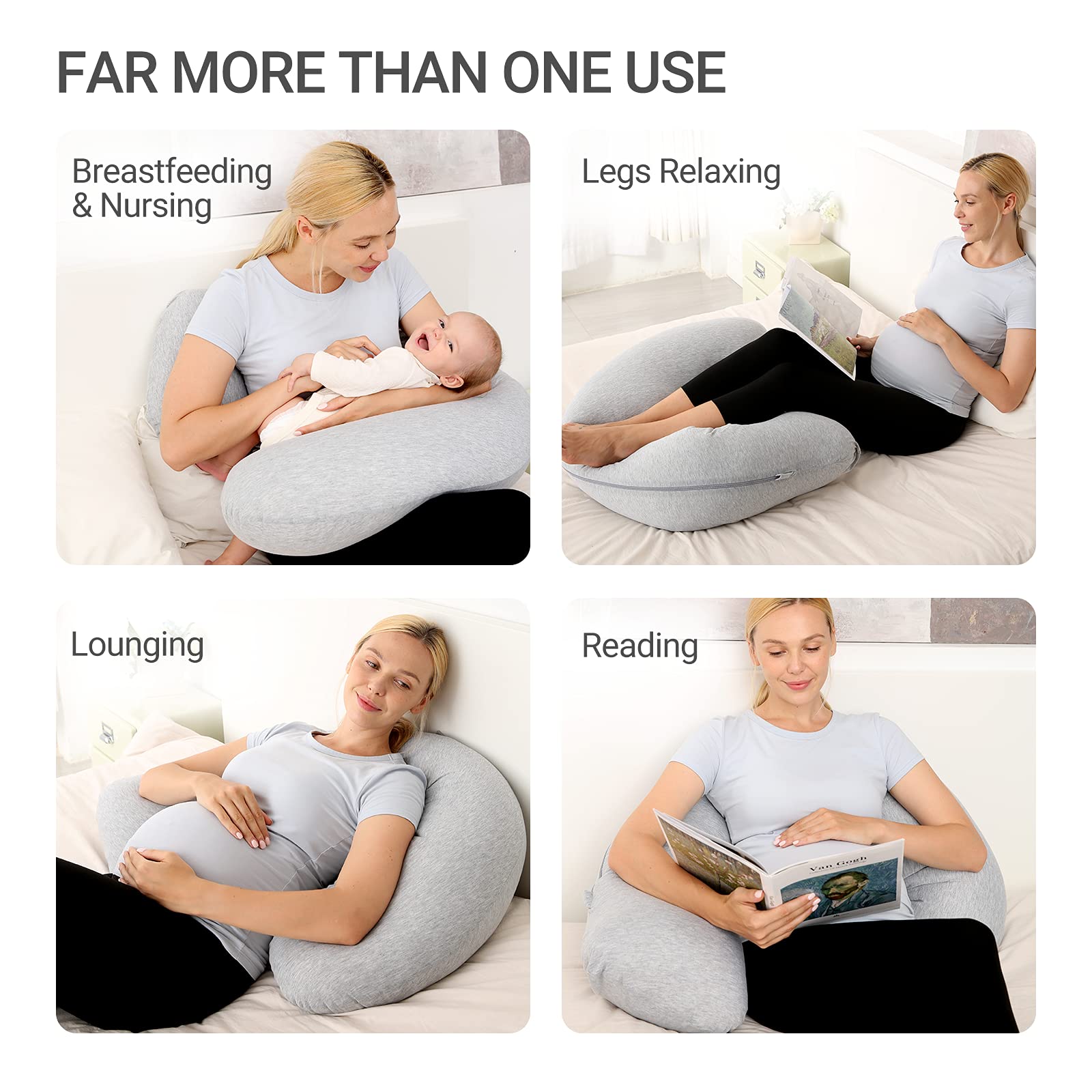 momcozy-j-shaped-maternity-body-pillow-for-side-sleeping-soft-jersey-cover-adjus image 6