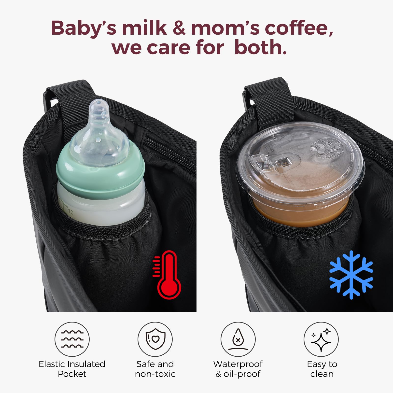 momcozy-universal-stroller-organizer-stroller-caddy-with-insulated-cup-holders-s image 5