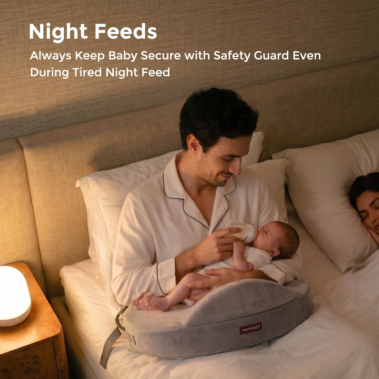 momcozy-innovative-safety-guard-nursing-pillow-firm-springy-memory-foam-stable-e image 8