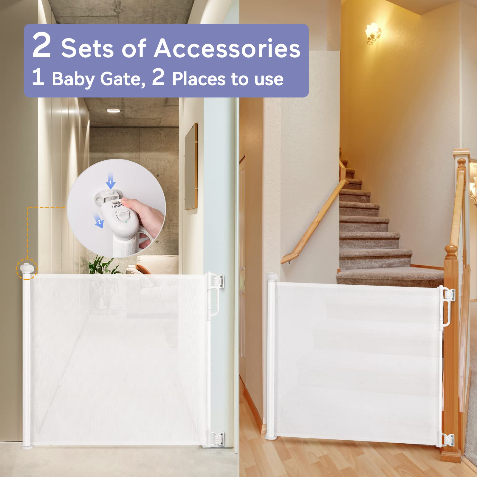 momcozy-retractable-baby-gate-41-tall-extends-to-71-wide image 6