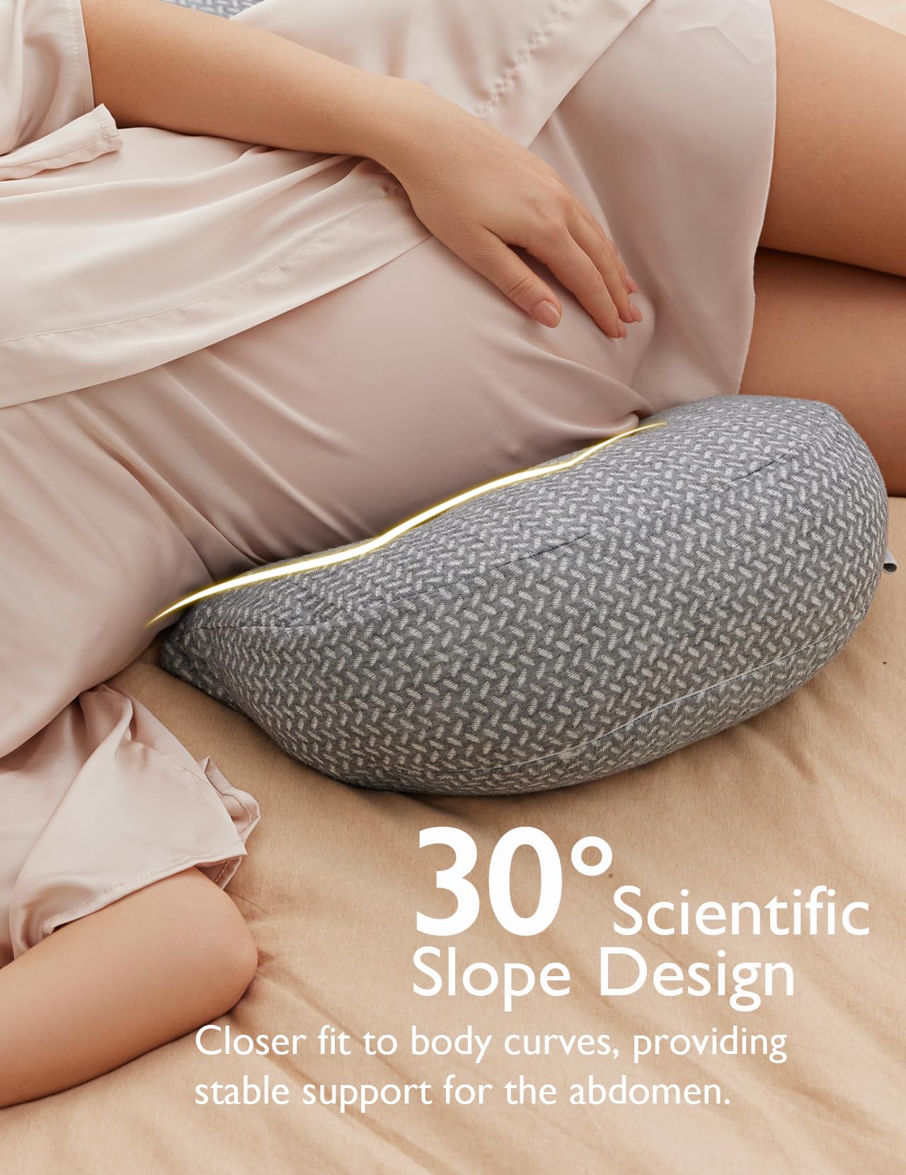 momcozy-w-shaped-pregnancy-pillow-knee-pillow-for-side-sleepers image 8