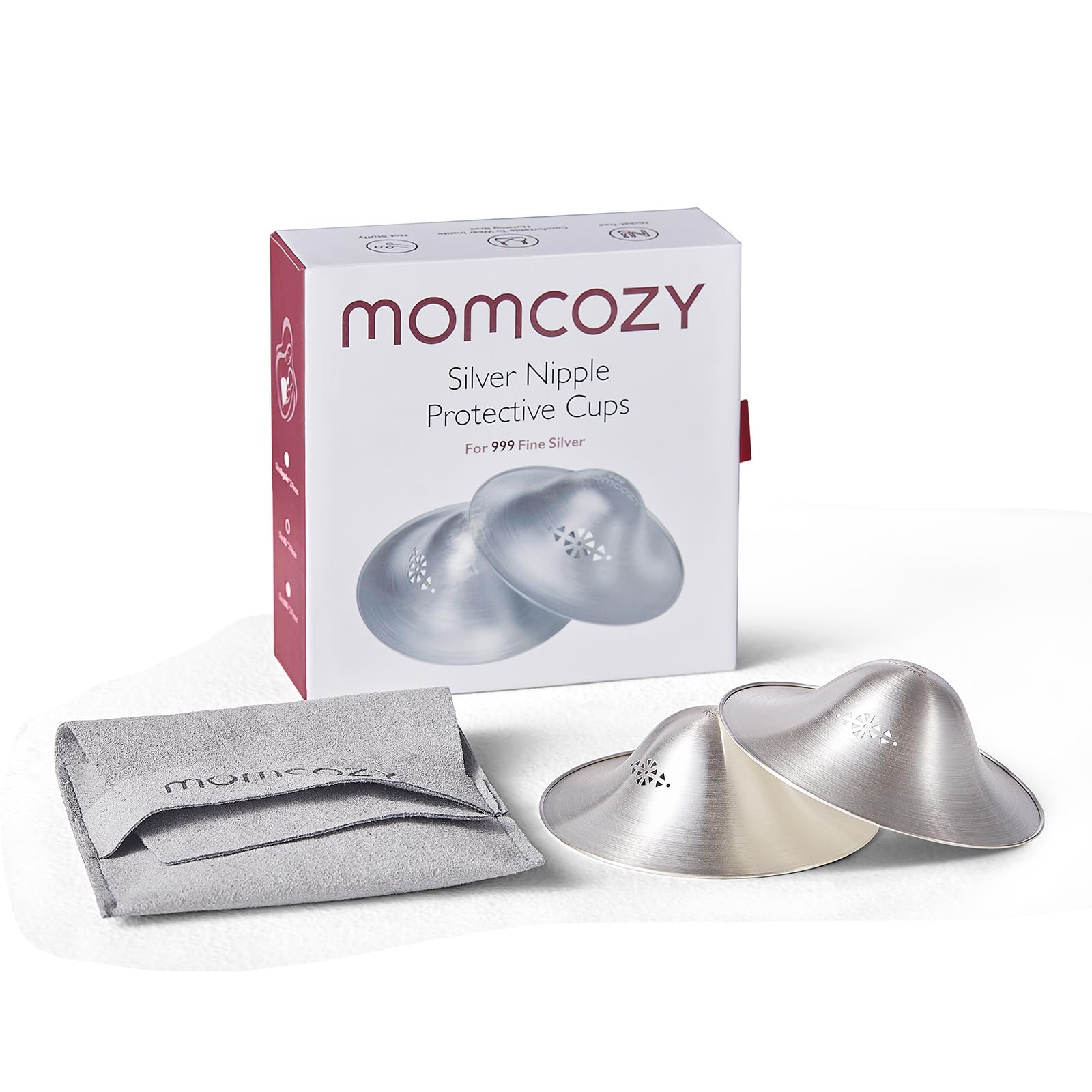 momcozy-breastfeeding-kit-with-999-silver-nursing-cups-breastmilk-storage-bags image 2